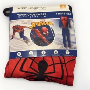 Cuddl Duds Boys Marvel Spider-Man Warm Essentials Underwear Set Superhero